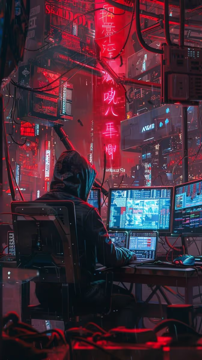 person sitting on front of his laptop
